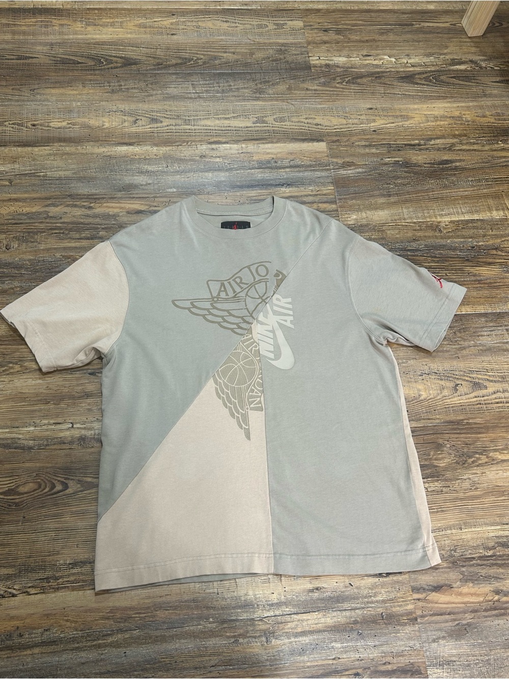 The Travis Scott Cactus Jack x Jordan T-Shirt in khaki